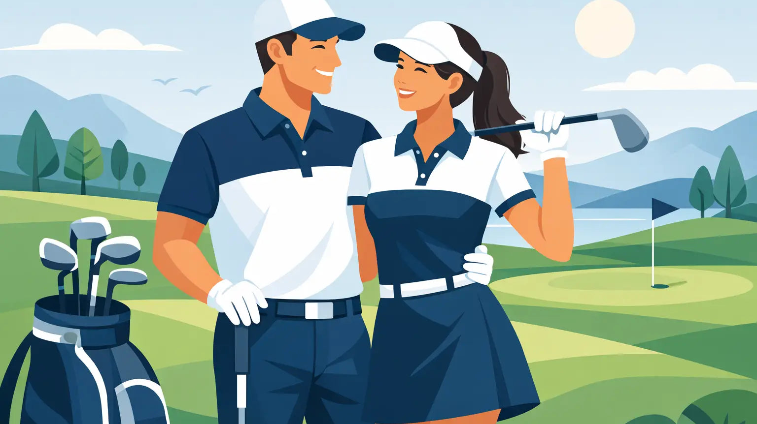 Matching Golf Outfits for Men and Women