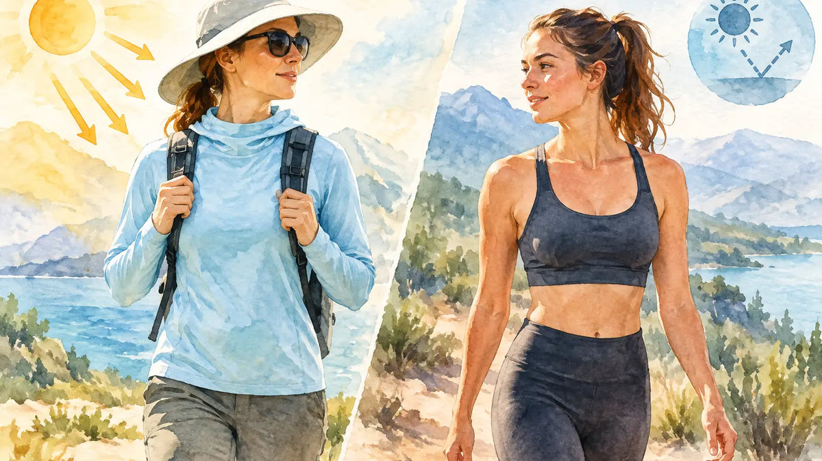 UPF Clothing Versus Regular Activewear Outside