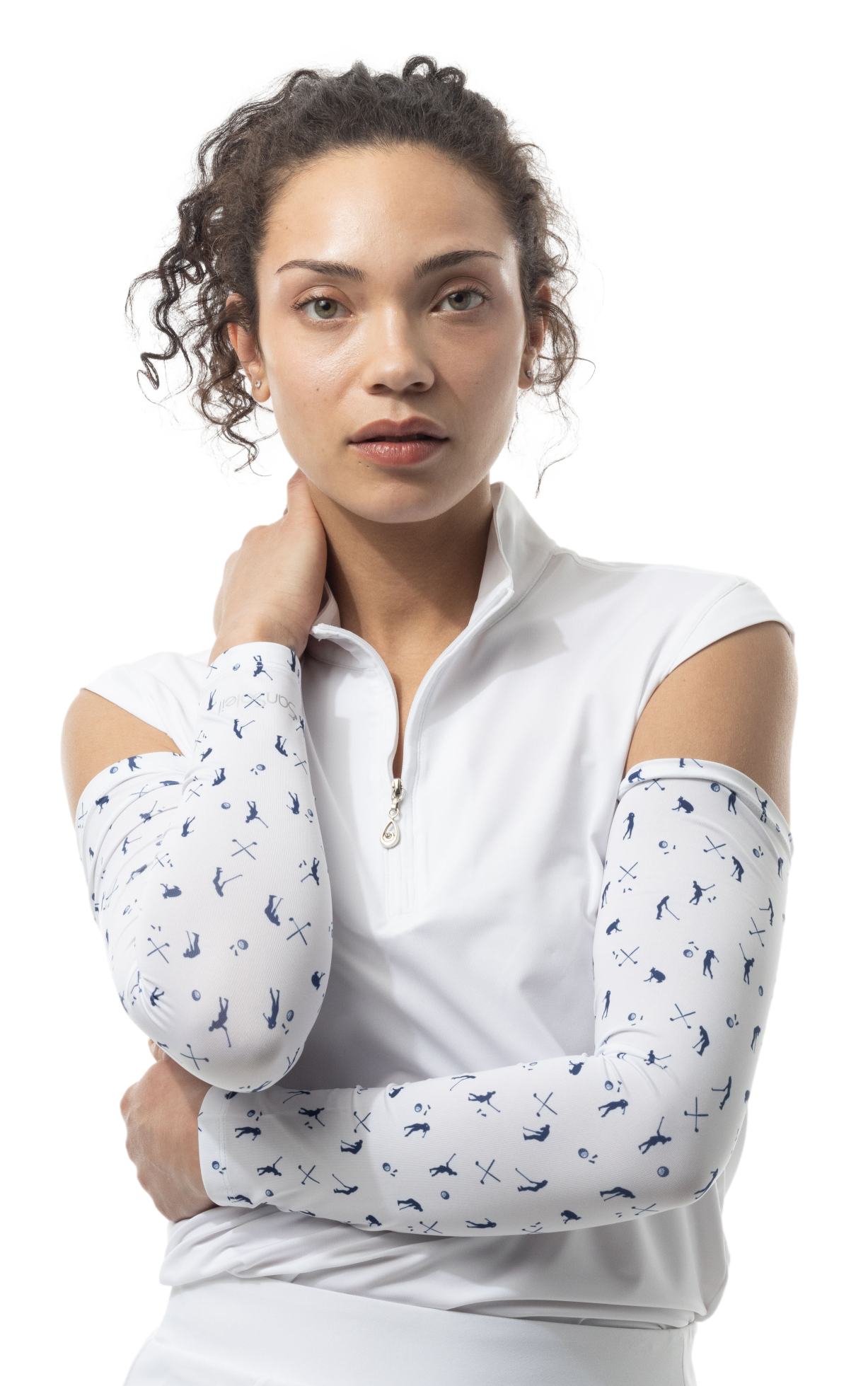 SUN-SLEEVES. SUN PROTECTIVE COOLING. A PUTTABOVE NAVY. 900015 - SanSoleil