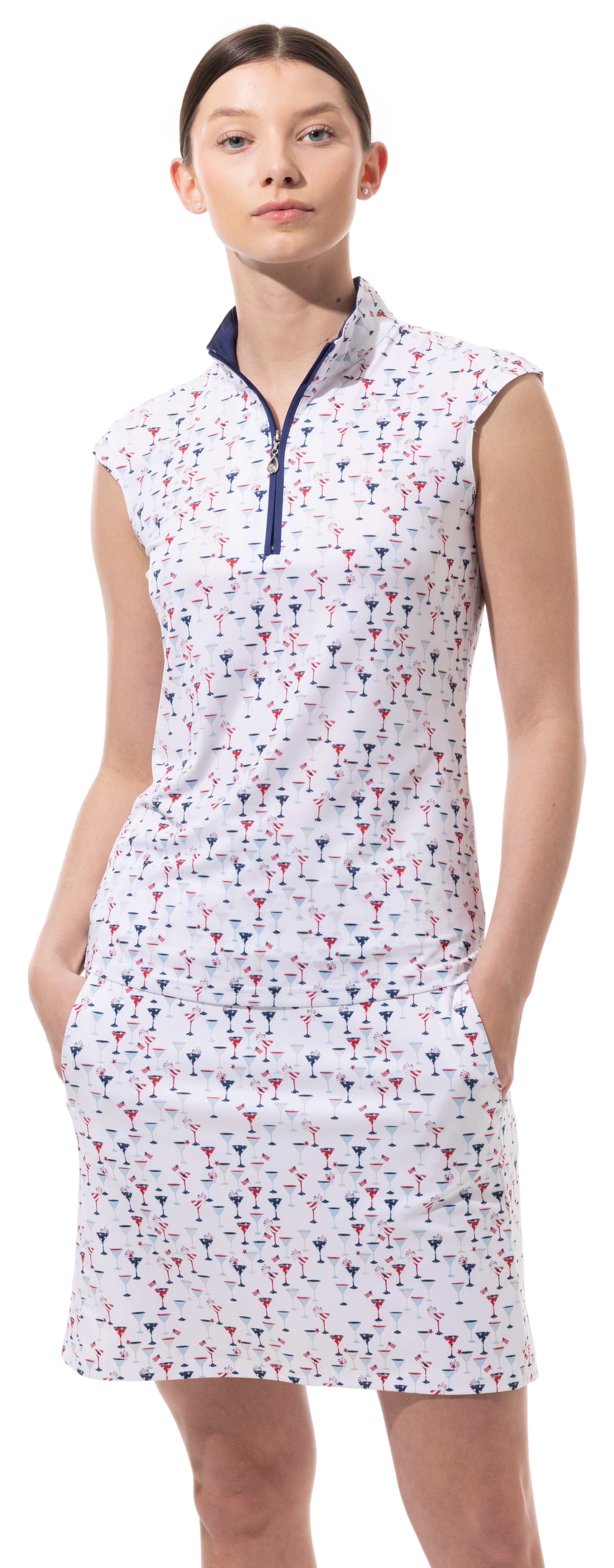 SOLCOOL SLEEVELESS MOCK. LIBERTINI. 900471 - SanSoleil