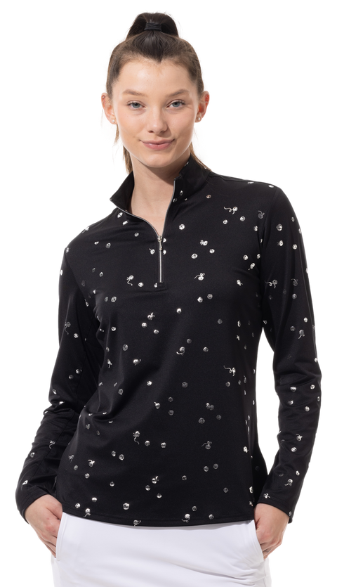 SolShine Mock. Sleigh Bells. Black Silver. 900320