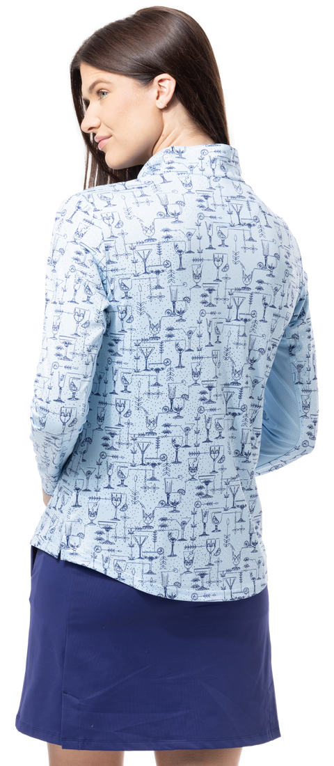 SOLSHINE MOCK. ETCHED. BLUE SILVER. 900320 - SanSoleil