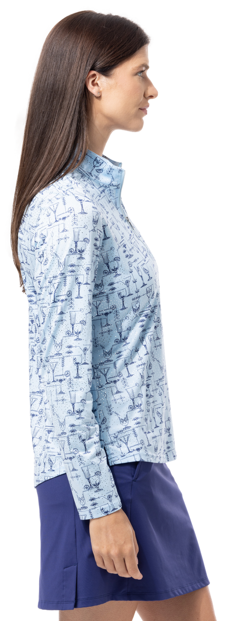 SOLSHINE MOCK. ETCHED. BLUE SILVER. 900320 - SanSoleil