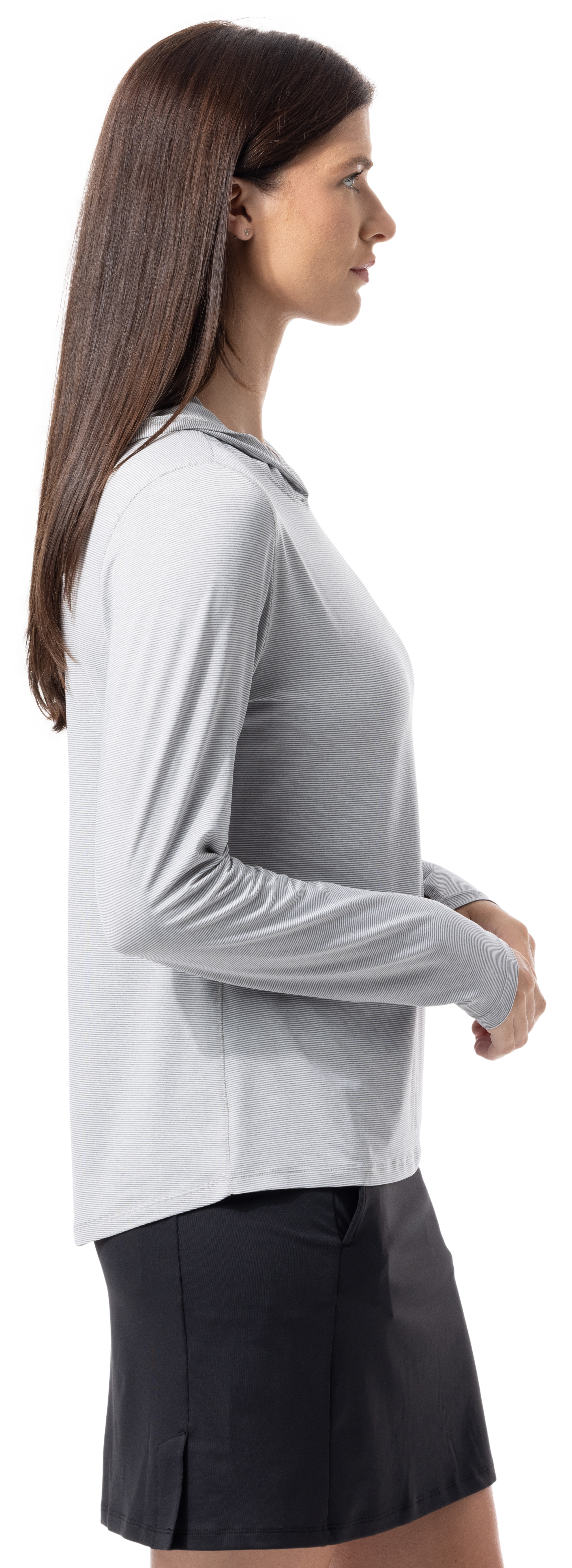 SOLTEK ICE STRIPE HOODIE. DOVE GRAY. 900451MM - SanSoleil