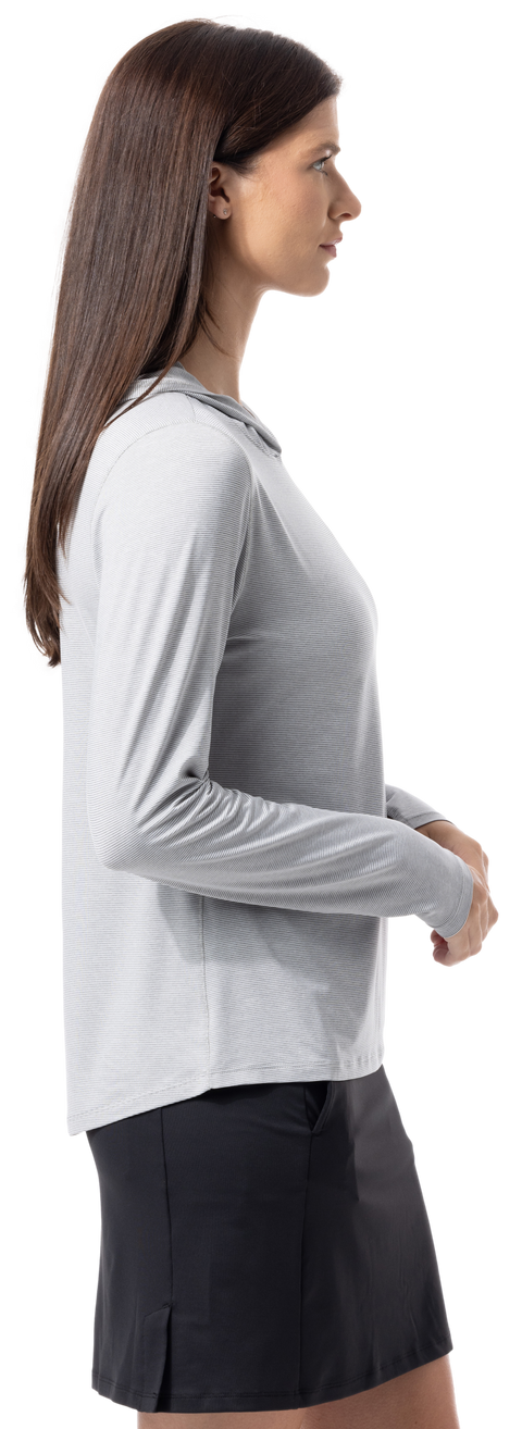 SOLTEK ICE STRIPE HOODIE. DOVE GRAY. 900451MM - SanSoleil