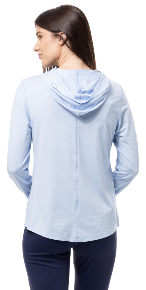 SOLTEK ICE STRIPE HOODIE. MALIBU BLUE. 900451MM - SanSoleil