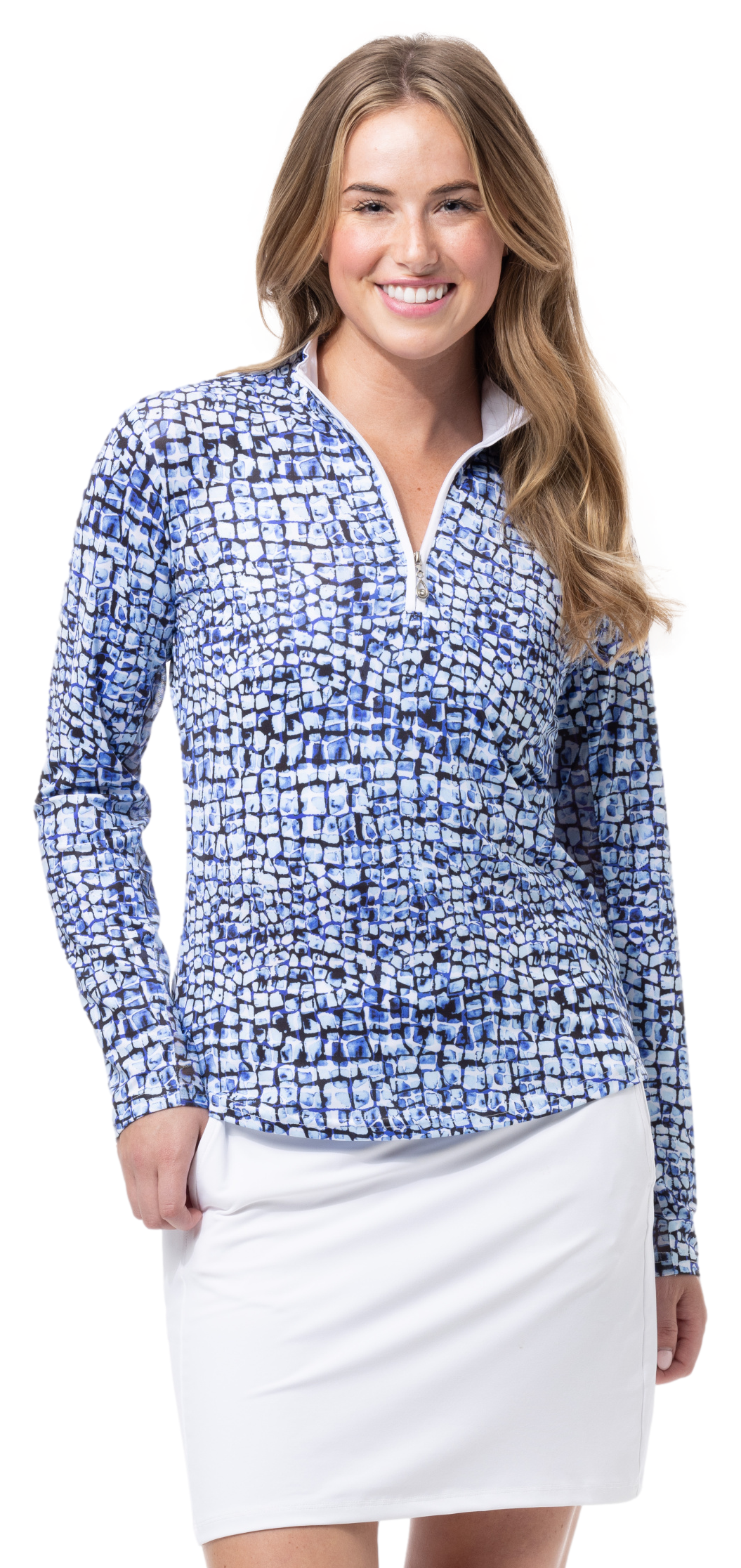 SOLCOOL PRINT MOCK. CUBICLE BLUE. 900463 - SanSoleil