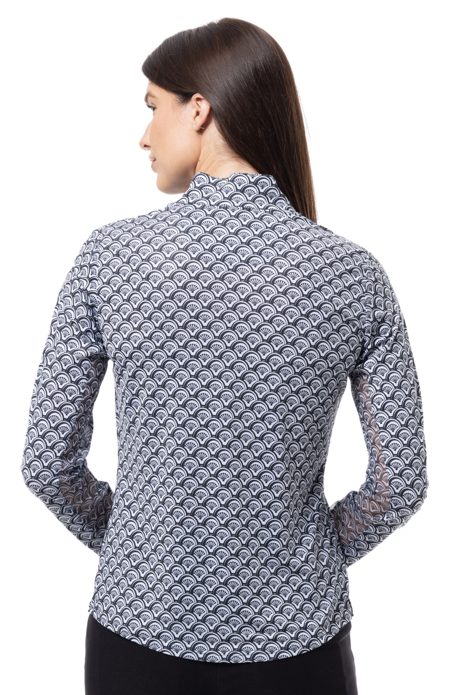 SOLCOOL PRINT MOCK. SHELLTEE. BLACK. 900463 - SanSoleil