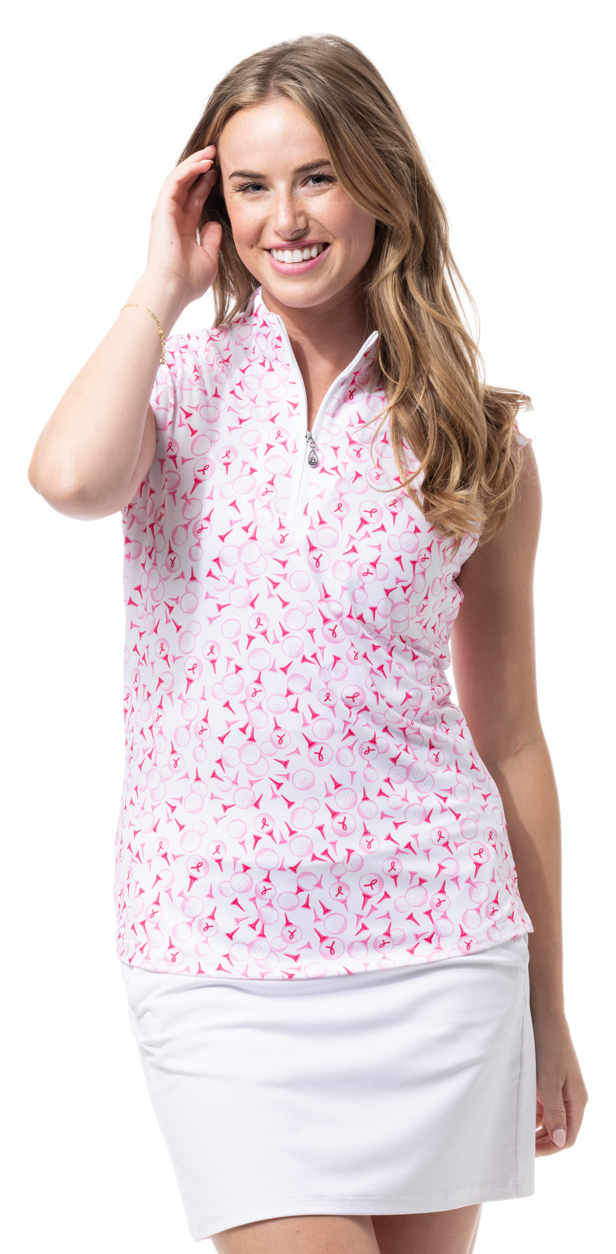 SOLCOOL SLEEVELESS MOCK. Play for P.I.N.K. 900471 - SanSoleil