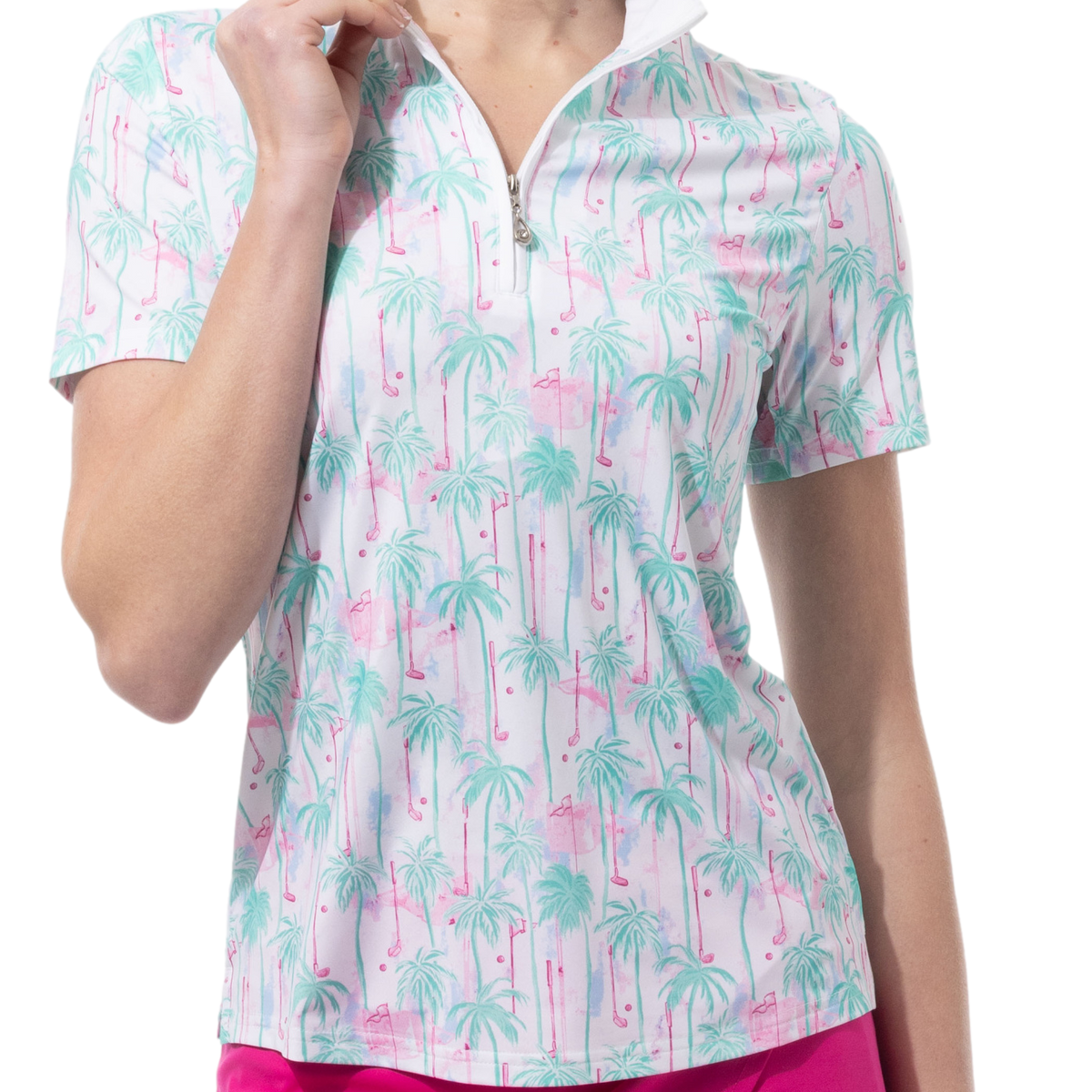 SanSoleil's Short Sleeve Golf and Tennis Tops. UV50 and cools 5%.