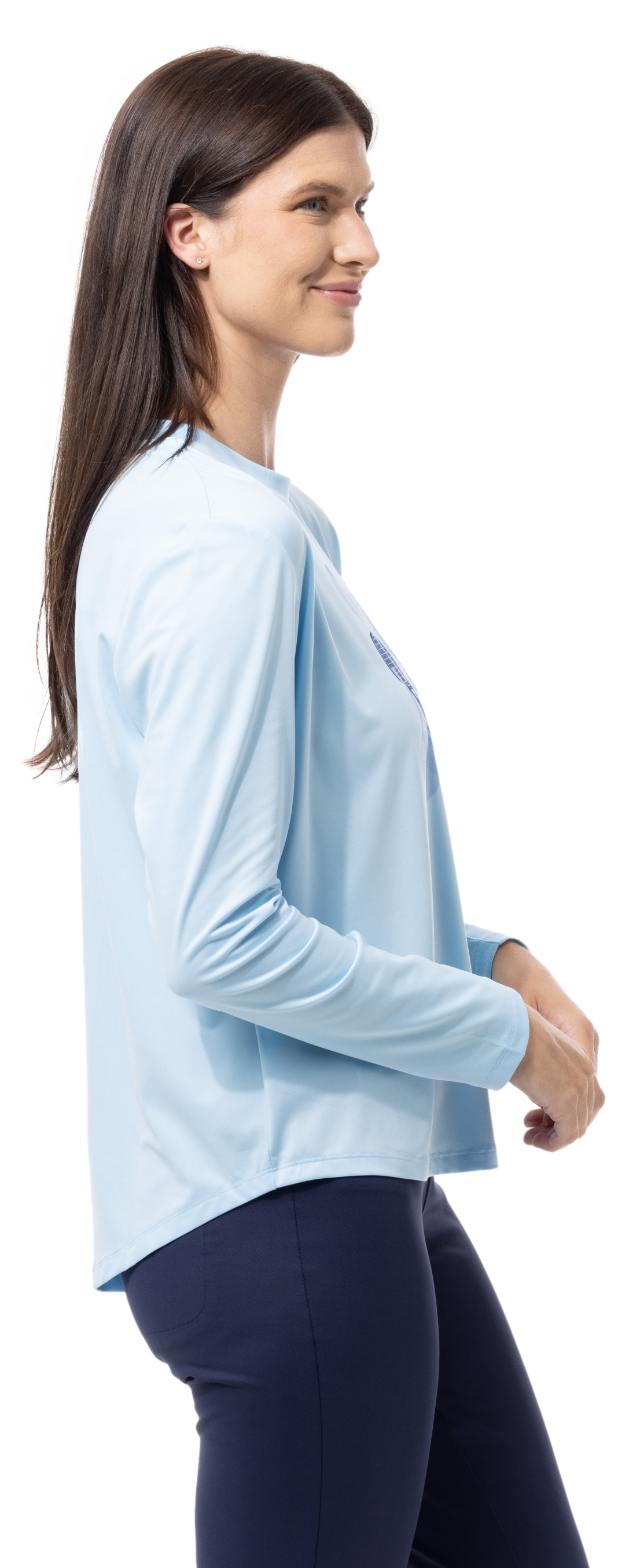 SUNGLOW RELAXED DROP-TAIL TEE. RACQUETEER . BLUE. 900479 - SanSoleil