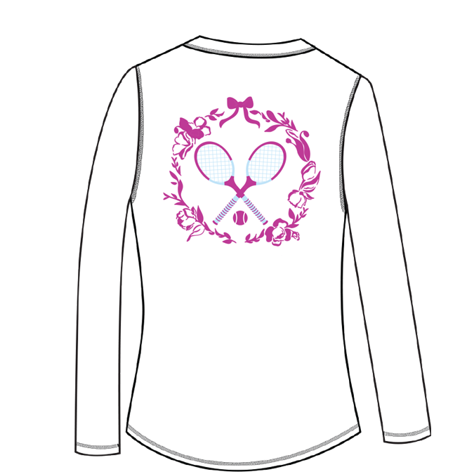 SUNGLOW RELAXED DROP-TAIL TEE. TENNISON. ARTIC BERRY. 900479 - SanSoleil