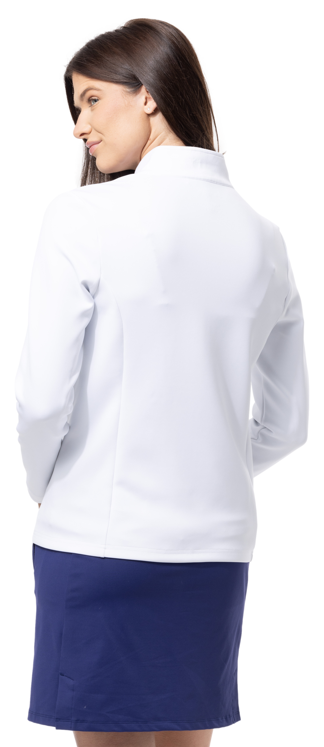 SOLLAYER DOUBLE ZIP JACKET. WHITE. 900513 - SanSoleil