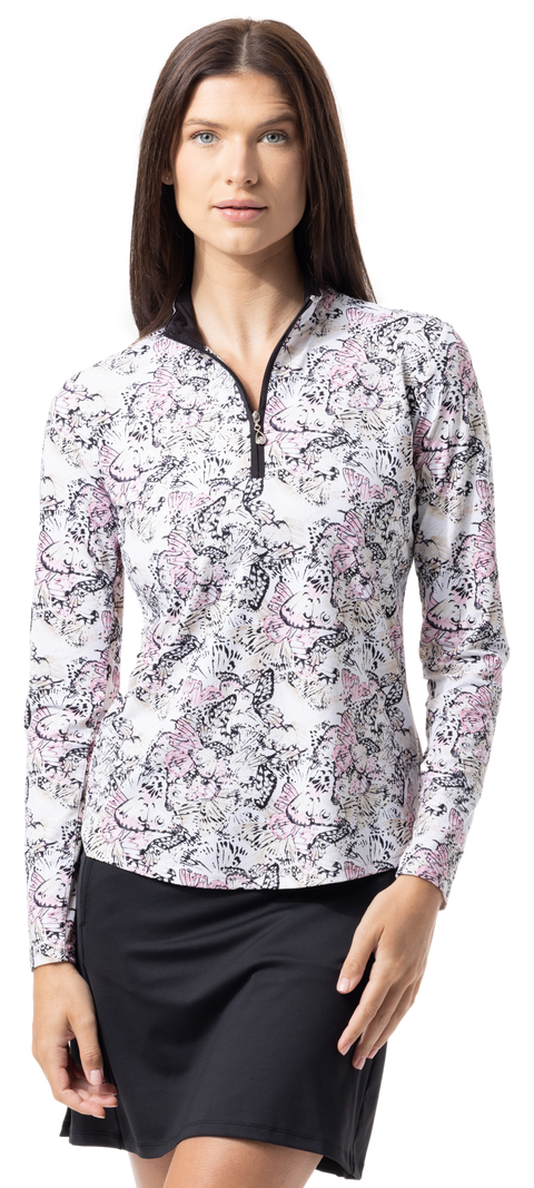 SOLTEK LUX LONG-SLEEVE PRINT MOCK. FLYTE. 900621 - SanSoleil