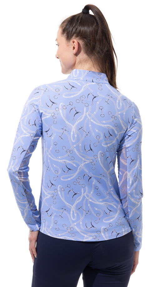 SOLTEK LUX PRINT MOCK. FREE REIN. BLUE . 900621 - SanSoleil
