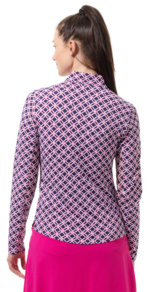 SOLTEK LUX PRINT MOCK. PINNACLE. NAVY . 900621 - SanSoleil