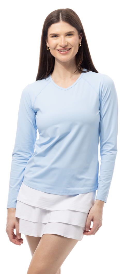 SOLAIR COOL ULTRA-MESH ACTIVE TOP. COASTAL. 900624S - SanSoleil