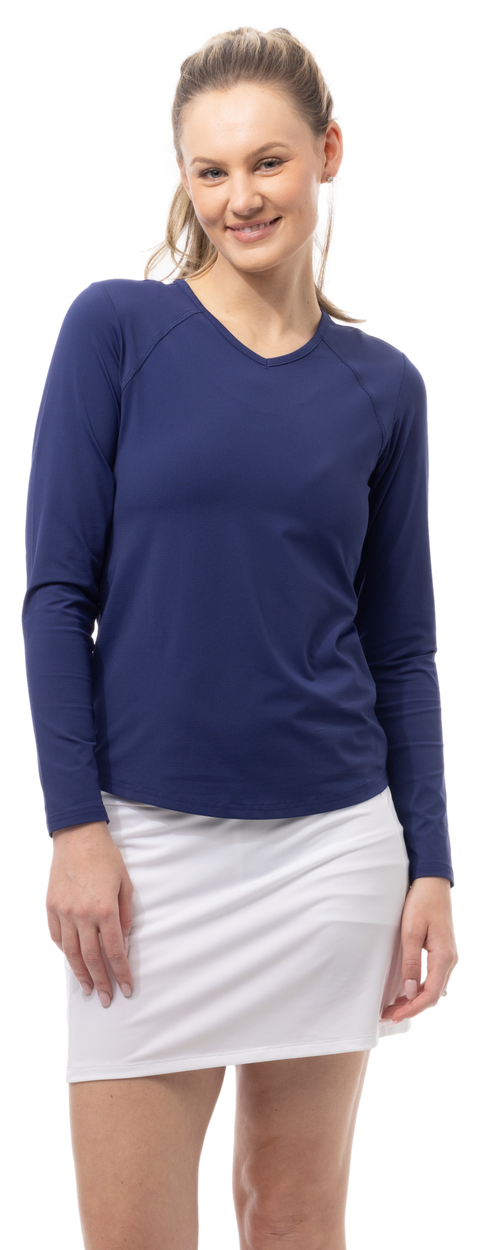 SOLAIR COOL ULTRA-MESH ACTIVE TOP. NAVY. 900624S - SanSoleil