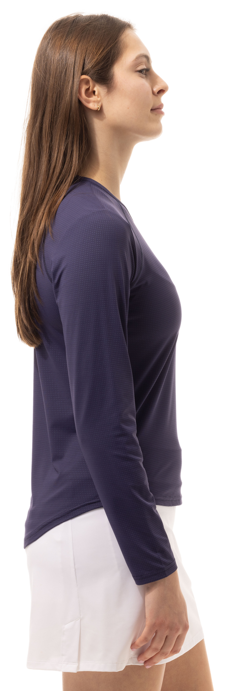 SOLAIR COOL ULTRA-MESH ACTIVE TOP. NIGHT SKY NAVY. 900624S - SanSoleil