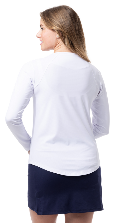 SOLAIR COOL ULTRA-MESH ACTIVE TOP. WHITE. 900624S - SanSoleil