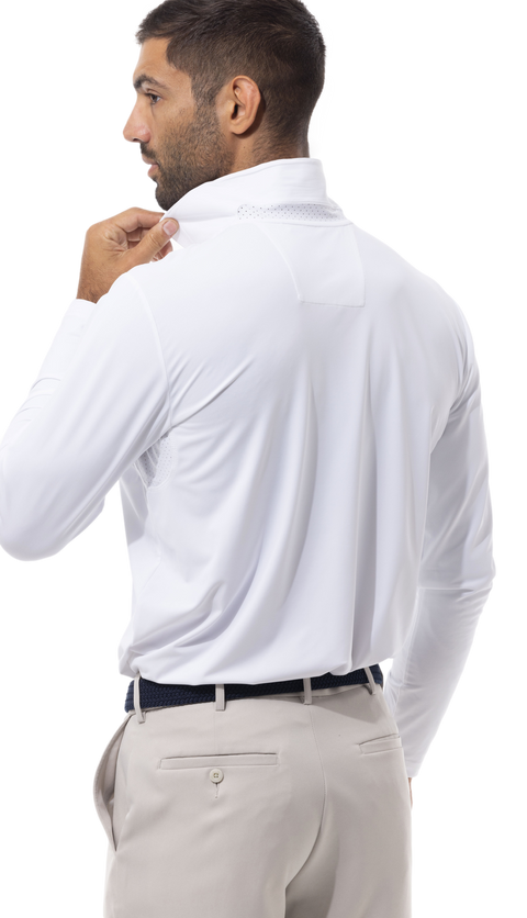 MEN'S SOLTEK ICE POLO. WHITE. 900835 - SanSoleil