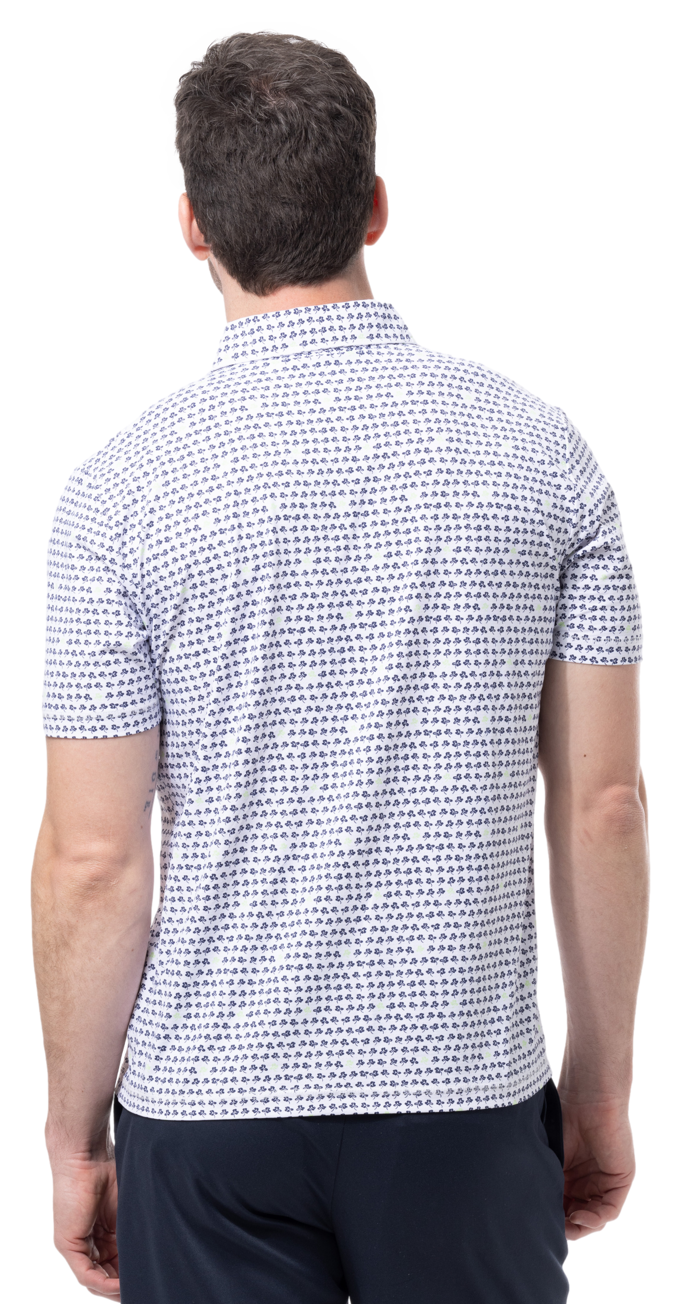 MEN'S SOLAIR COOL PRINT POLO. LUCKY BREAK. 900840A - SanSoleil