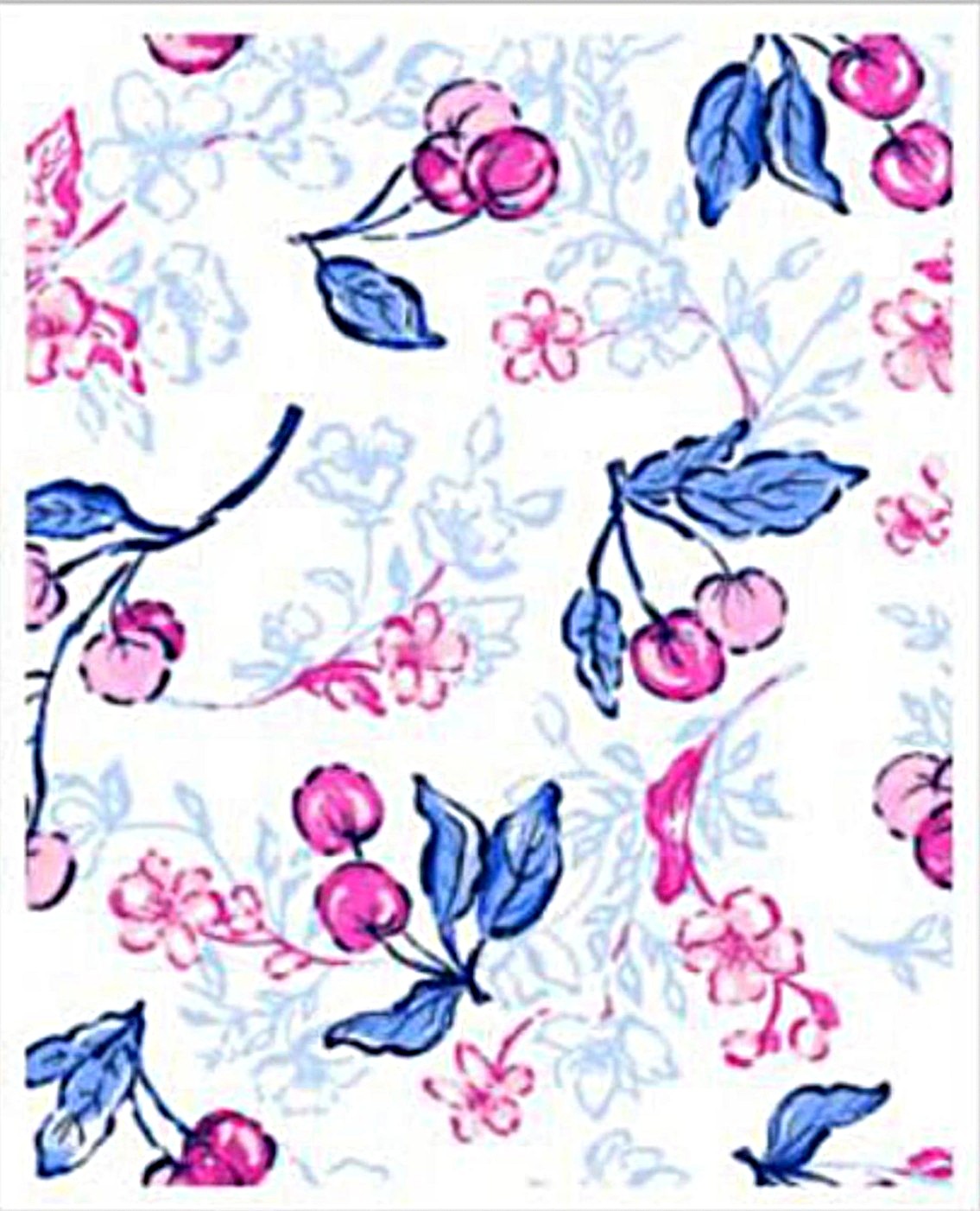 SanSoleil SOLCOOL 1/4 zip mock long sleeve shirt with cherry blossom print, stylish and breathable for casual wear.
