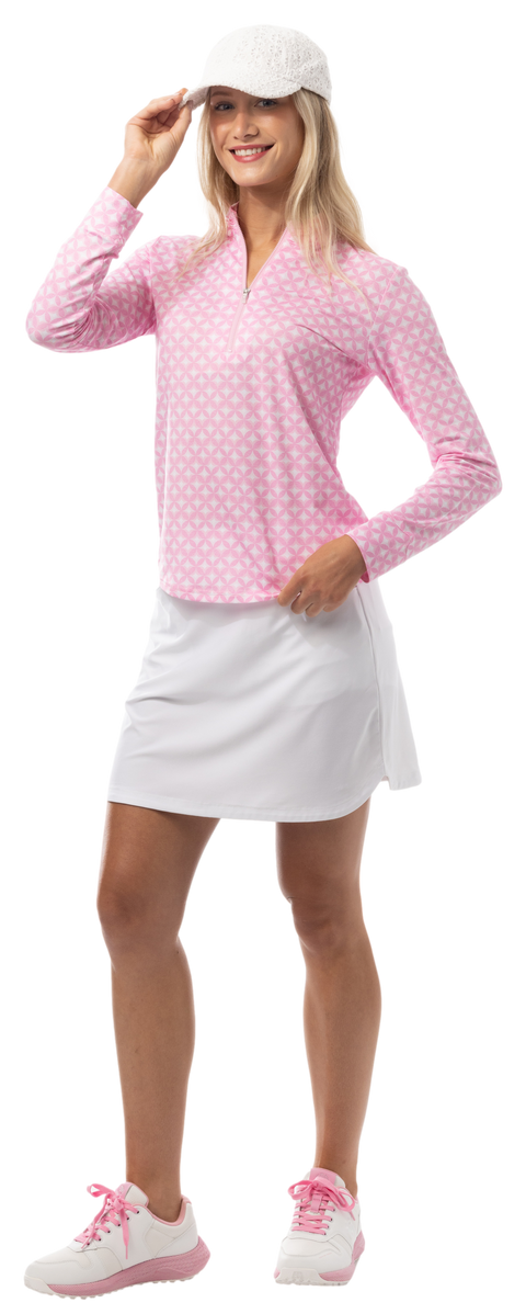 SANSOLEIL 17" GOLF SKORT. WHITE. 900225S