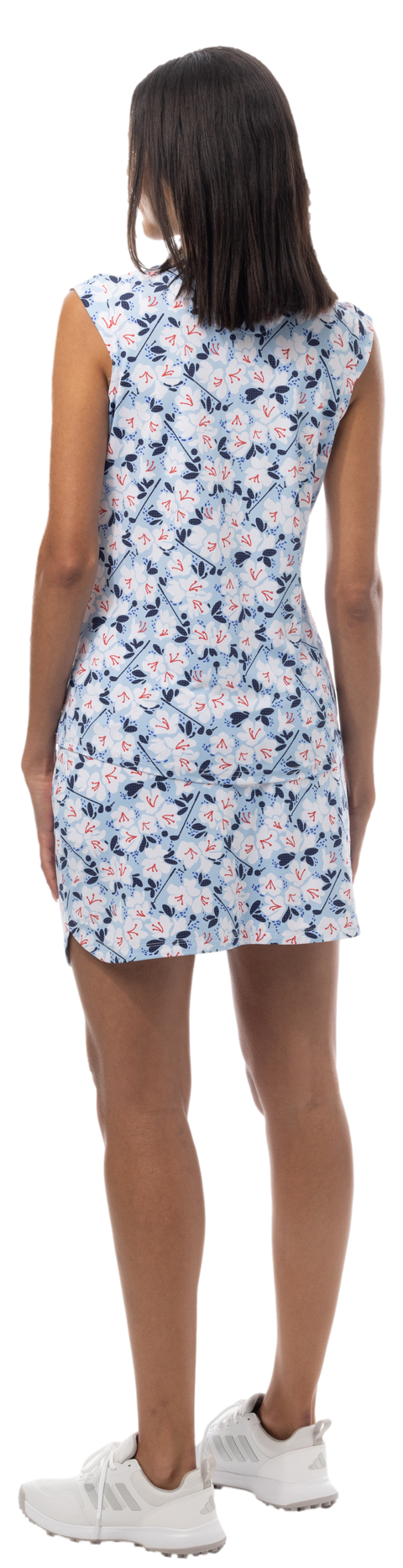 SANSOLEIL 17" GOLF SKORT. PUTTERCUP. BLUE. 900225