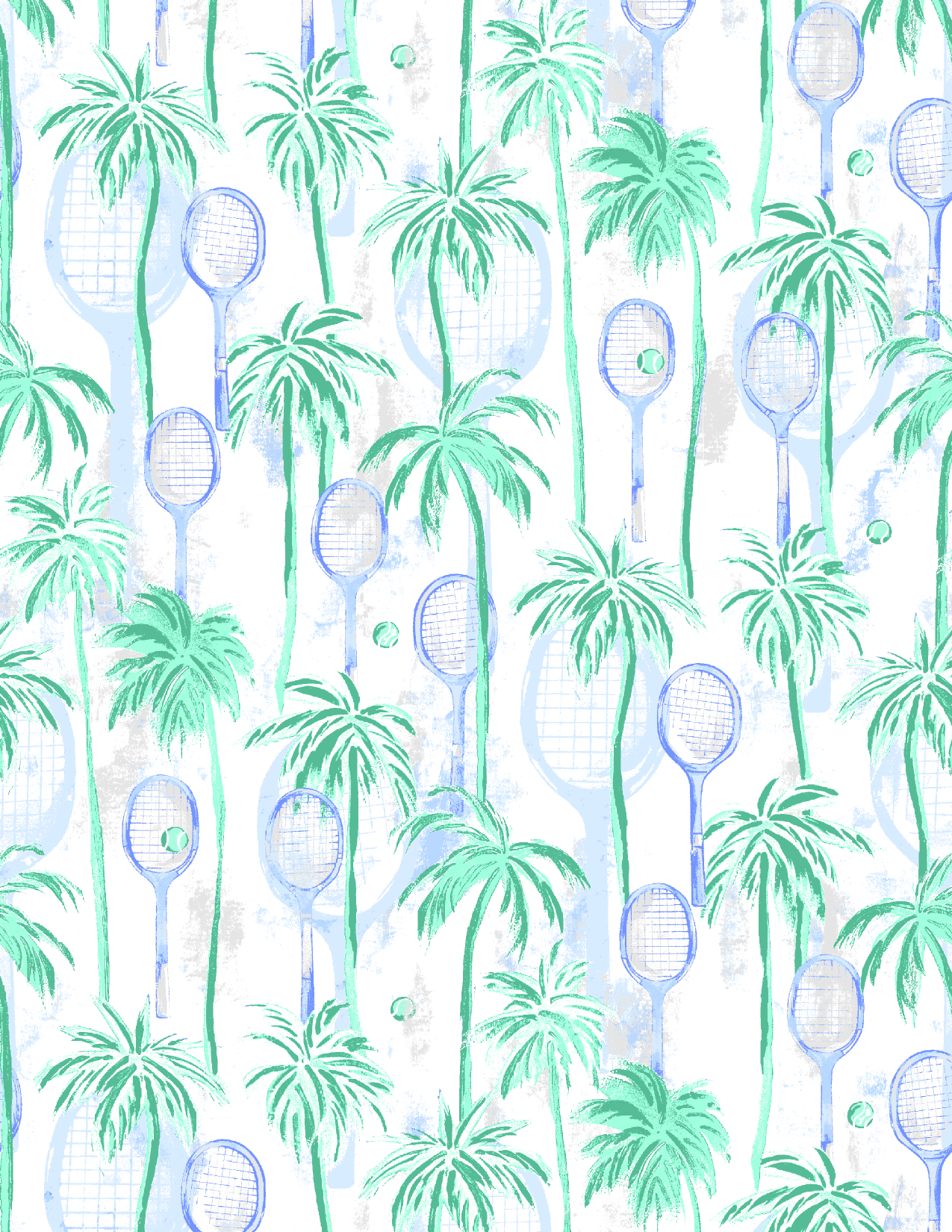 SOLCOOL 1/4 ZIP MOCK. TENNIS PARADISE. 900463 - SanSoleil