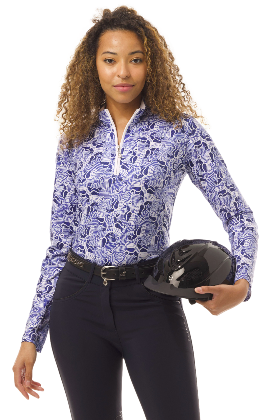 SOLCOOL PRINT MOCK. HORSIN AROUND. BLUE. 900463