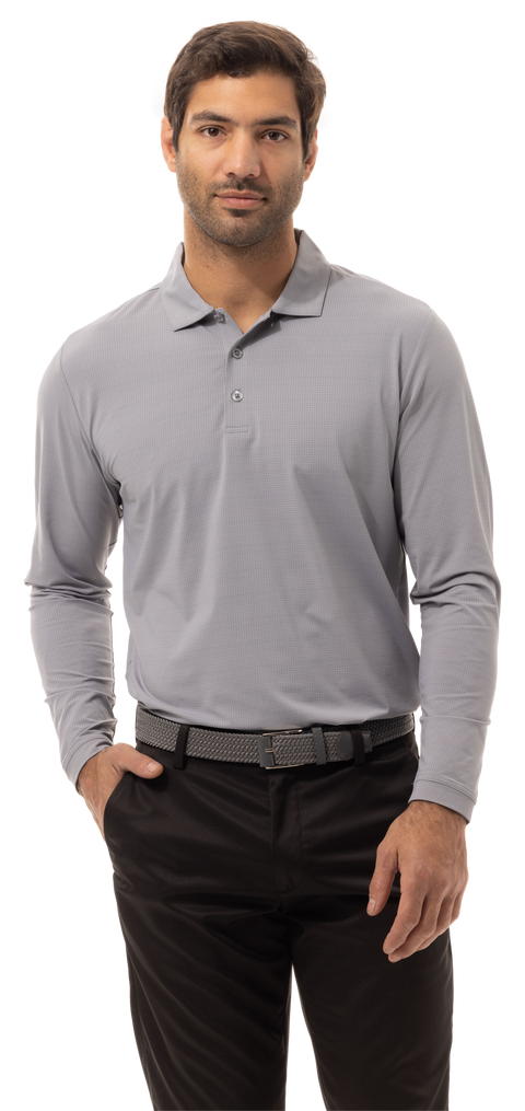 MEN'S SOLAIR COOL ULTRA-MESH POLO. SLATE GREY. 900837