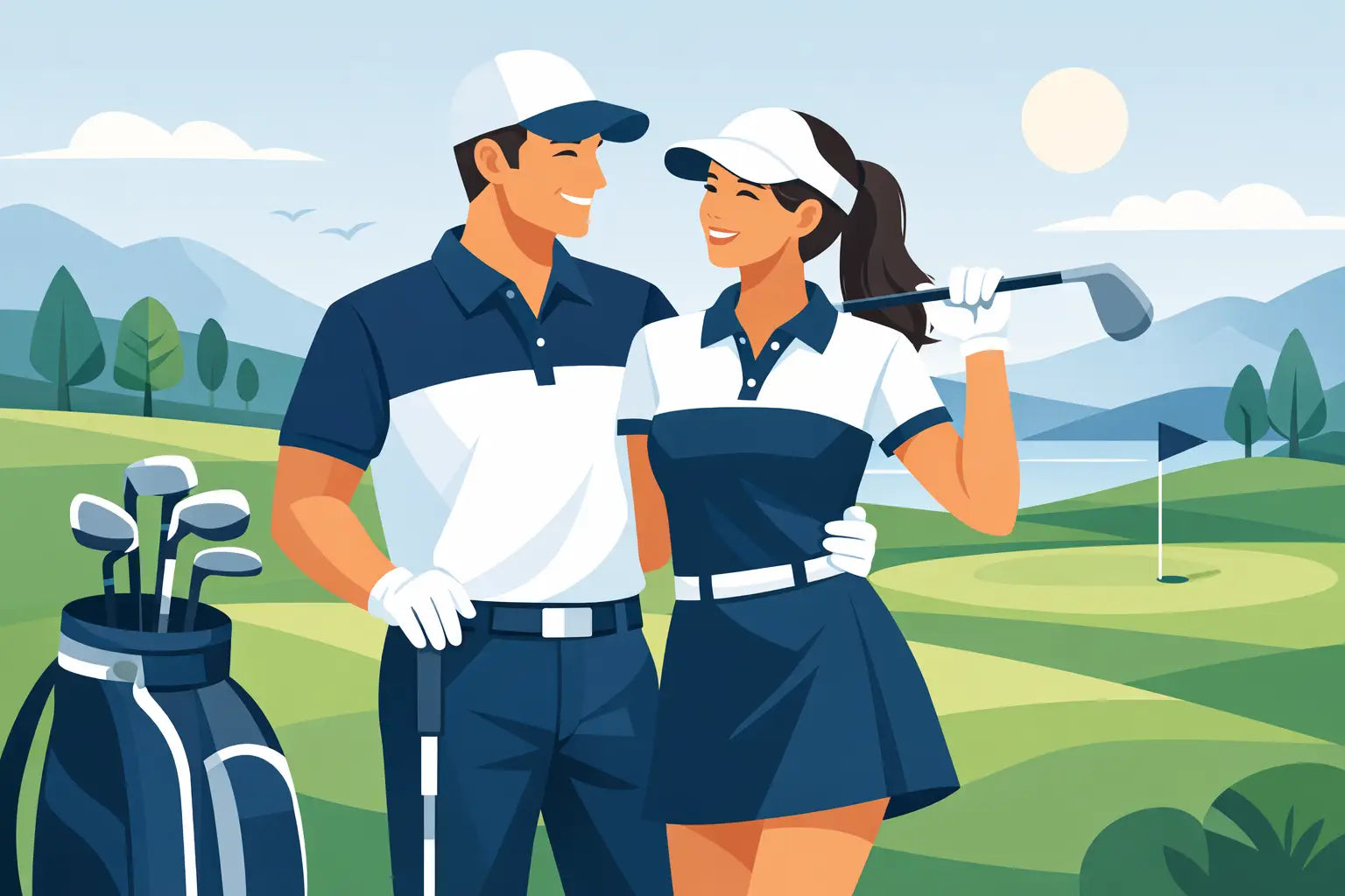 Matching Golf Outfits for Men and Women