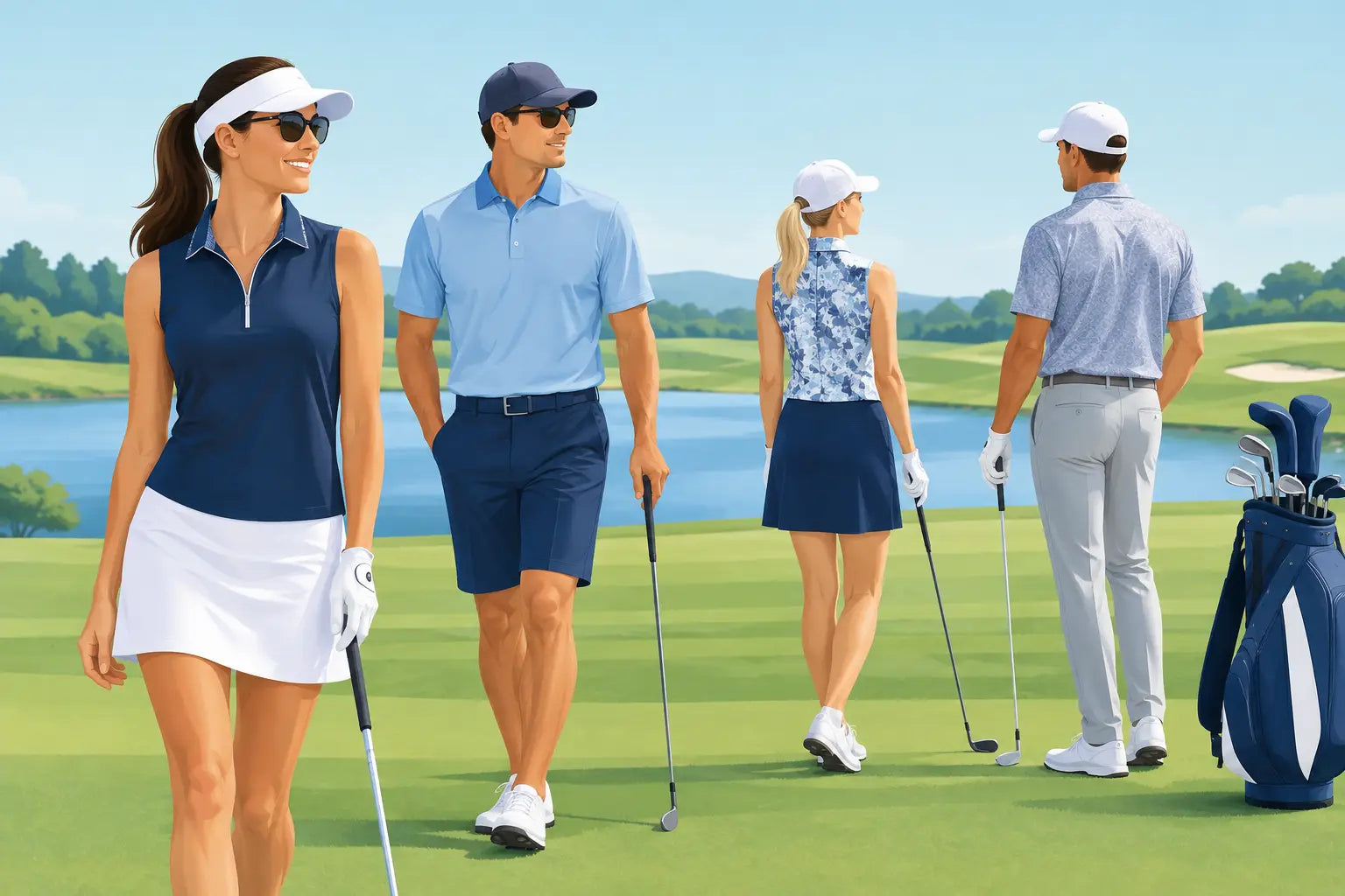 Golf Tournament Apparel Examples for Polished Play