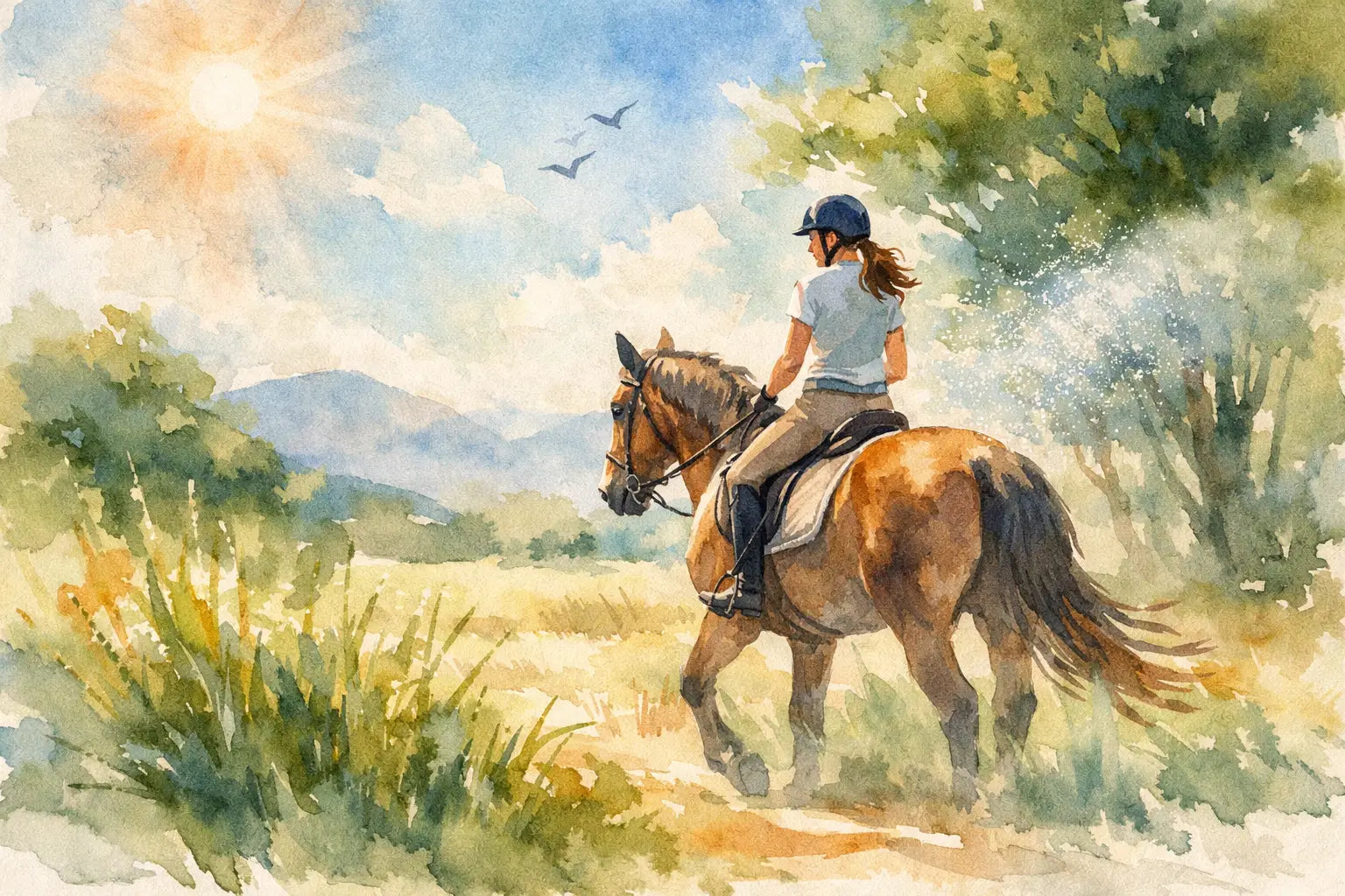 How to Stay Cool Horseback Riding This Summer