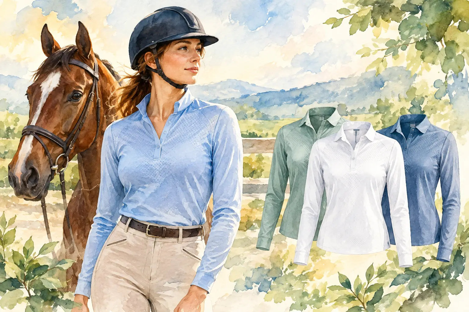 Breathable Riding Shirts That Stay Polished