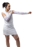 SUN-SLEEVES. SUN PROTECTIVE COOLING. SNOW LEOPARD PINK. 900015 - SanSoleil