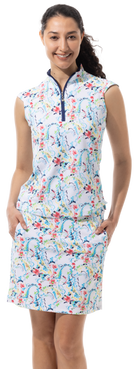 SOLTEK LUX SLEEVELESS PRINT MOCK. CHANTILLY MULTI. 900627P - SanSoleil