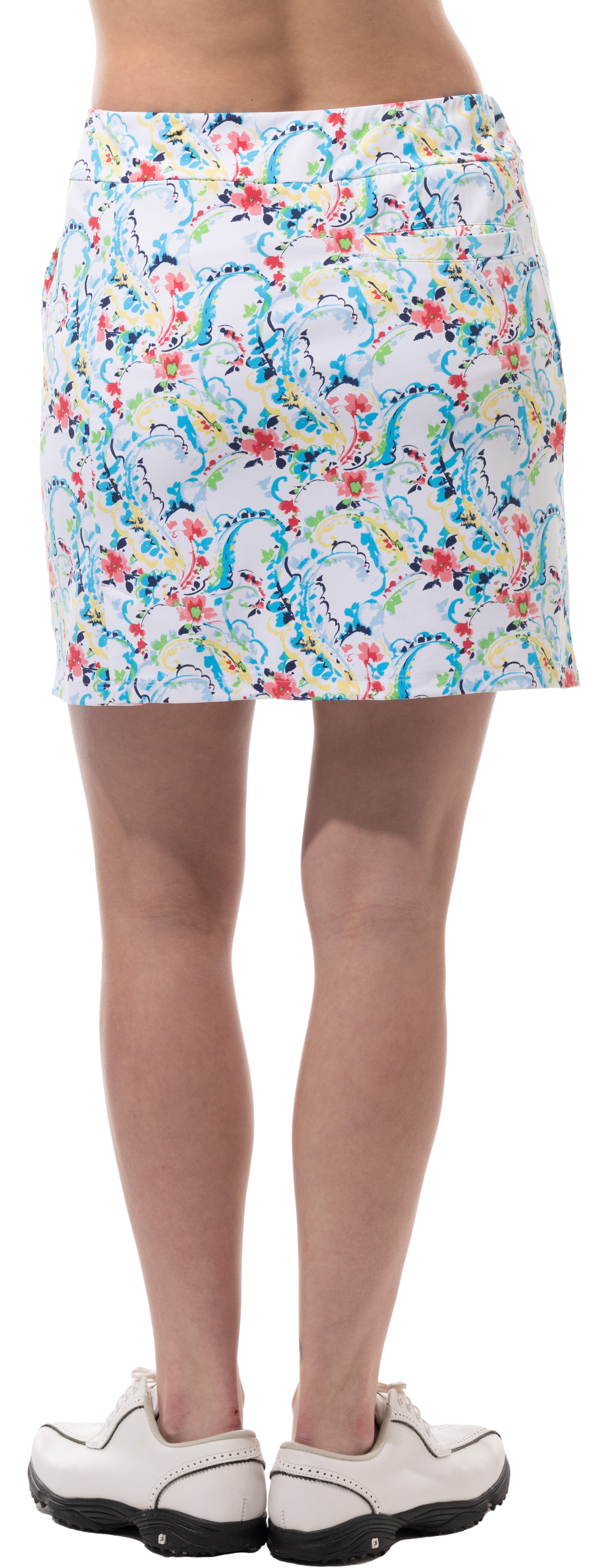 SANSOLEIL 17" GOLF SKORT. CHANTILLY MULTI. 900207P - SanSoleil