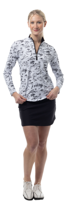 17" GOLF SKORT. BLACK. 900225S - SanSoleil