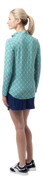 17" GOLF SKORT. NAVY. 900225S - SanSoleil