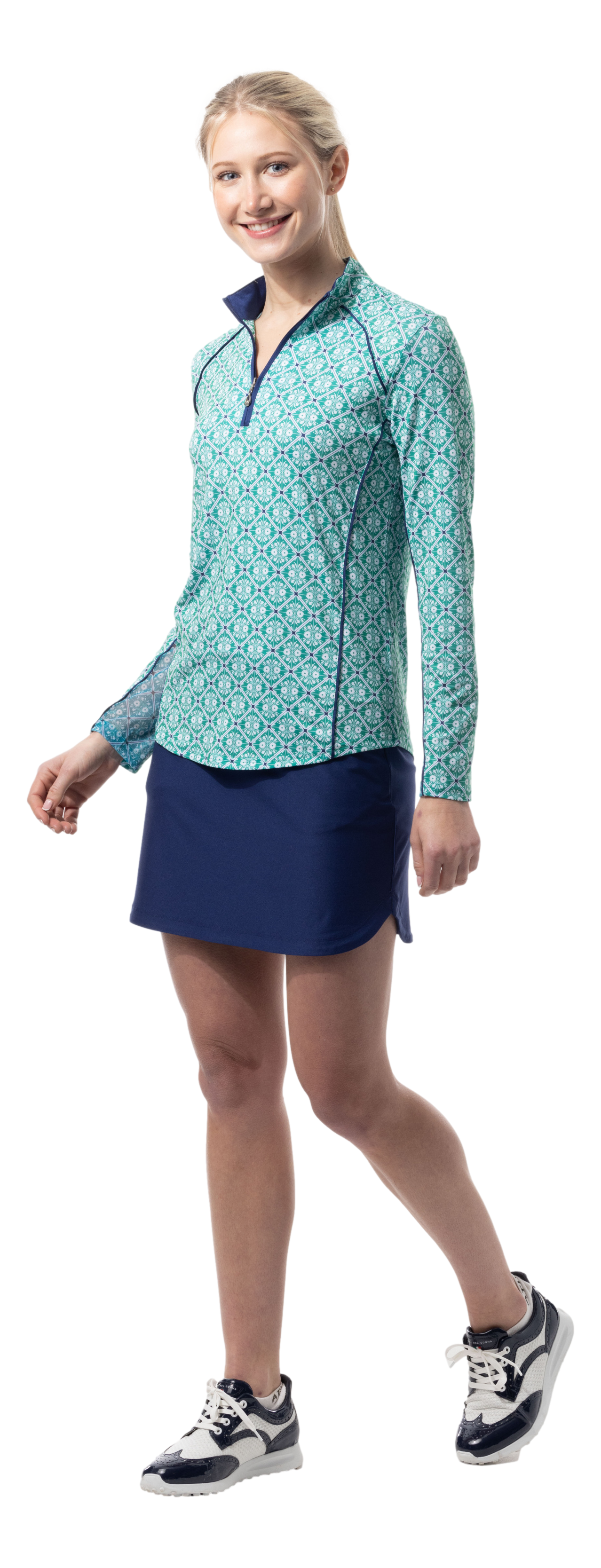 17" GOLF SKORT. NAVY. 900225S - SanSoleil