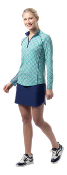 17" GOLF SKORT. NAVY. 900225S - SanSoleil