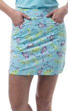 SANSOLEIL 17" GOLF SKORT. FLAGS AND BAGS. 900225 - SanSoleil