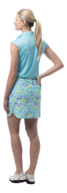 SANSOLEIL 17" GOLF SKORT. FLAGS AND BAGS. 900225 - SanSoleil