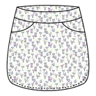 SANSOLEIL 17" GOLF SKORT. CADDY COOLER. MULTI. 900225 - SanSoleil