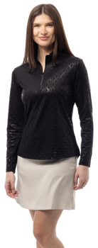 SOLSHINE FOIL PRINT MOCK. BLOCK CHAIN. BLACK. 900320 - SanSoleil