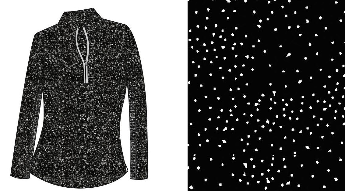 SOLSHINE FOIL PRINT MOCK. SHIMMER. BLACK SLIVER 900320 - SanSoleil