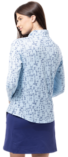 SOLSHINE MOCK. ETCHED. BLUE SILVER. 900320 - SanSoleil