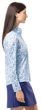 SOLSHINE MOCK. ETCHED. BLUE SILVER. 900320 - SanSoleil